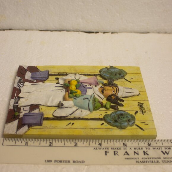 Joanna 4 set of 3D Resin Wall Plaques Each Chef Themed - Picture 10 of 10